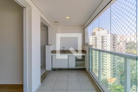 Varanda Sala de apartamento à venda com 3 quartos, 73m² em Vila Andrade, São Paulo