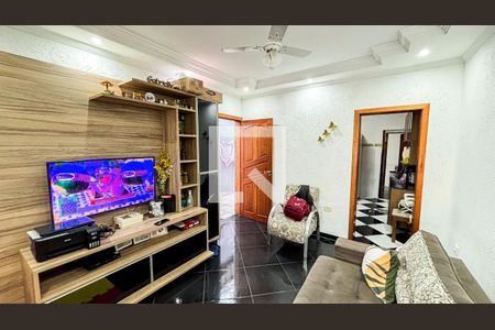 Sala de casa à venda com 2 quartos, 126m² em Jardim Cristiane, Santo André