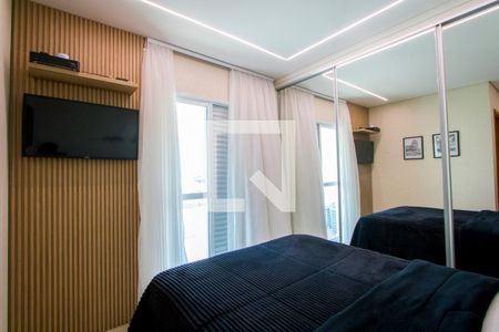 Quarto 1- Suíte de apartamento à venda com 2 quartos, 140m² em Vila Humaitá, Santo André