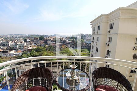 Vista da varanda da sala de apartamento à venda com 3 quartos, 70m² em Irajá, Rio de Janeiro