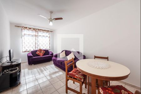 Sala de apartamento para alugar com 1 quarto, 70m² em Embaré, Santos