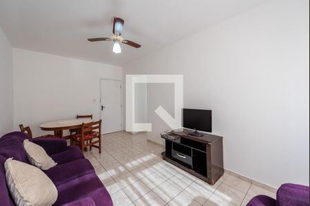 Sala de apartamento para alugar com 1 quarto, 70m² em Embaré, Santos