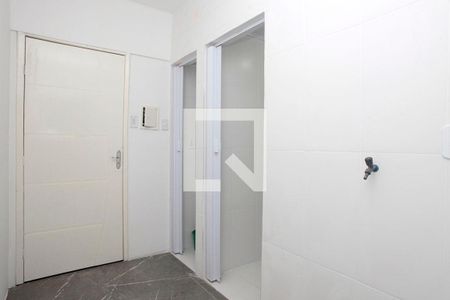 Cozinha + Área de Serviço de kitnet/studio à venda com 1 quarto, 27m² em Centro Histórico, Porto Alegre