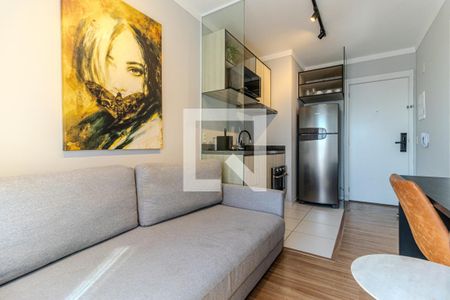 Sala de apartamento para alugar com 1 quarto, 24m² em República, São Paulo