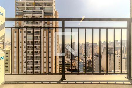 Varanda de apartamento para alugar com 1 quarto, 24m² em República, São Paulo