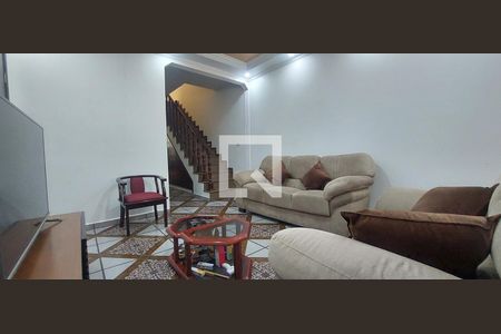 Sala de casa à venda com 3 quartos, 163m² em Jardim Santo Alberto, Santo André