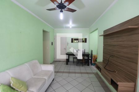 Sala de apartamento para alugar com 1 quarto, 160m² em Jardim Tejereba, Guarujá