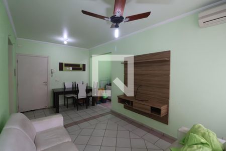 Sala de apartamento para alugar com 1 quarto, 160m² em Jardim Tejereba, Guarujá