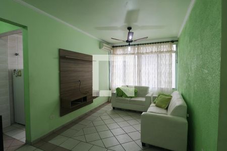 Sala de apartamento para alugar com 1 quarto, 160m² em Jardim Tejereba, Guarujá