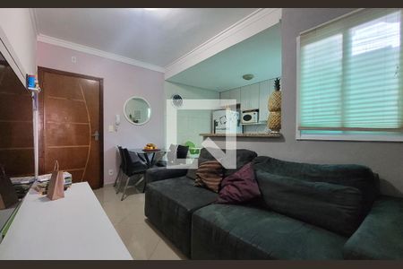 Sala de apartamento à venda com 2 quartos, 55m² em Jardim Santo Antônio, Santo André