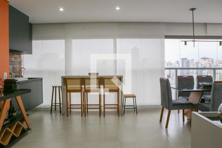 Vista da Sala de apartamento à venda com 3 quartos, 105m² em Vila Romana, São Paulo