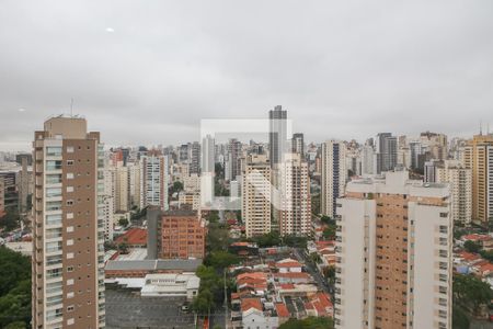 Vista da Varanda Gourmet de apartamento à venda com 3 quartos, 105m² em Vila Romana, São Paulo