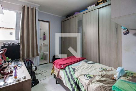 Quarto Suite 2 de casa de condomínio para alugar com 2 quartos, 120m² em Vila Assis Brasil, Mauá