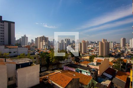 Vista da varanda de apartamento à venda com 1 quarto, 42m² em Vila Valparaíso, Santo André