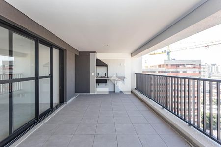 Varanda da Sala de apartamento à venda com 3 quartos, 145m² em Vila Clementino, São Paulo