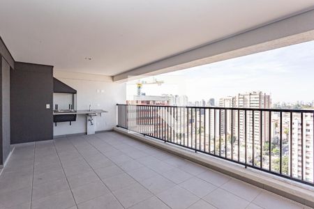 Varanda da Sala de apartamento à venda com 3 quartos, 145m² em Vila Clementino, São Paulo