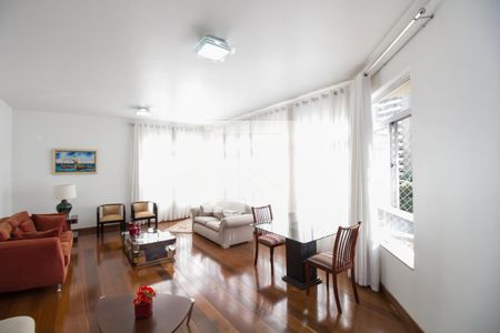 Sala 1 de apartamento à venda com 4 quartos, 234m² em Lourdes, Belo Horizonte