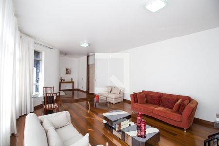 Sala 1 de apartamento à venda com 4 quartos, 234m² em Lourdes, Belo Horizonte