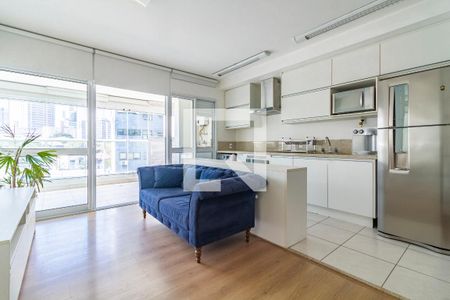 Sala de apartamento à venda com 1 quarto, 60m² em Pinheiros, São Paulo