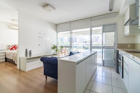 Sala de apartamento para alugar com 1 quarto, 60m² em Pinheiros, São Paulo