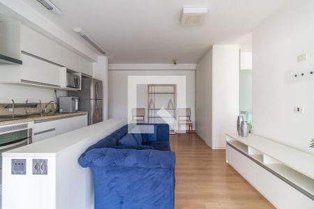 Sala de apartamento à venda com 1 quarto, 60m² em Pinheiros, São Paulo