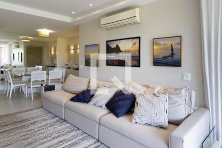 Sala de apartamento à venda com 4 quartos, 200m² em Barra da Tijuca, Rio de Janeiro