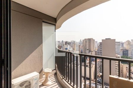 Varanda de kitnet/studio para alugar com 1 quarto, 21m² em Santa Ifigênia, São Paulo