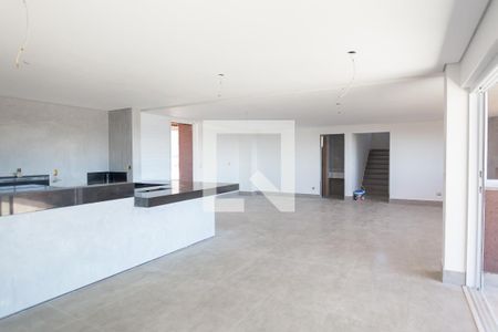 sala de casa de condomínio à venda com 4 quartos, 320m² em Passárgada, Nova Lima