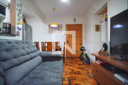 Sala de apartamento à venda com 2 quartos, 56m² em Petrópolis, Porto Alegre