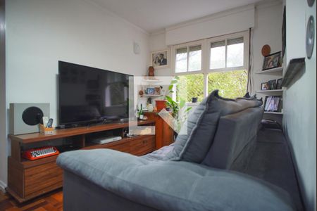 Sala de apartamento à venda com 2 quartos, 56m² em Petrópolis, Porto Alegre