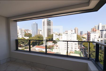 Varanda de apartamento para alugar com 3 quartos, 150m² em Serra, Belo Horizonte