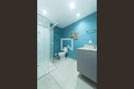 Studio para alugar com 24m², 1 quarto e sem vaga Studio para alugar com 24m², 1 quarto e sem vagaBanheiro