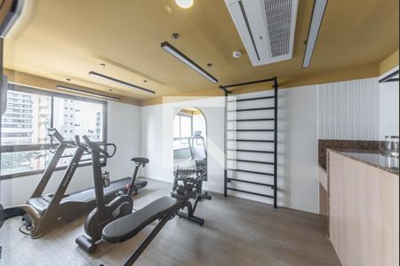 Studio para alugar com 24m², 1 quarto e sem vaga Studio para alugar com 24m², 1 quarto e sem vagaAcademia