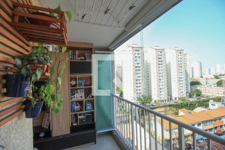 Varanda da Sala de apartamento à venda com 2 quartos, 50m² em Belenzinho, São Paulo