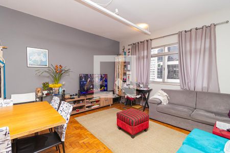 Sala de apartamento à venda com 2 quartos, 86m² em Bela Vista, São Paulo