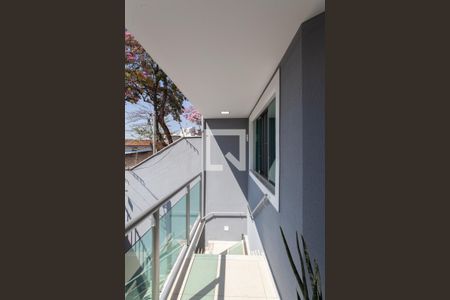 Varanda da Sala de casa à venda com 3 quartos, 152m² em Santa Branca, Belo Horizonte