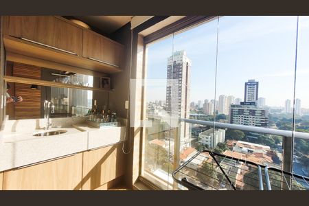 Varanda da Sala de apartamento à venda com 2 quartos, 91m² em Cambuí, Campinas