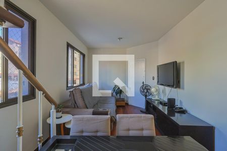 Sala de apartamento à venda com 4 quartos, 180m² em Sagrada Família, Belo Horizonte