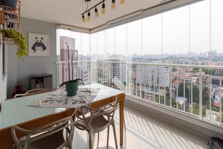 Varanda da Sala de apartamento à venda com 2 quartos, 60m² em Vila Ipojuca, São Paulo