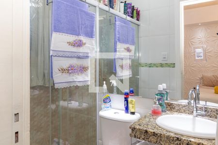 Banheiro da Suíte 1 de casa de condomínio à venda com 2 quartos, 65m² em Vila Matilde, São Paulo