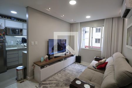 Sala de apartamento para alugar com 2 quartos, 56m² em Marechal Rondon, Canoas