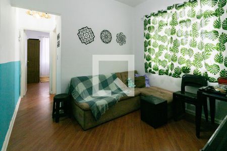 Sala de apartamento para alugar com 1 quarto, 45m² em Enseada, Guarujá