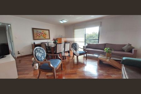 Sala de apartamento à venda com 4 quartos, 143m² em Vila Guiomar, Santo André