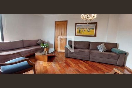 Sala de apartamento à venda com 4 quartos, 143m² em Vila Guiomar, Santo André