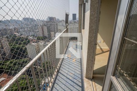 Varanda da Sala de apartamento à venda com 2 quartos, 73m² em Botafogo, Rio de Janeiro