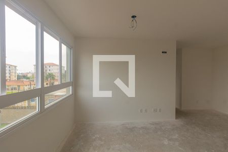 Sala/Cozinha de apartamento à venda com 2 quartos, 52m² em Fátima, Canoas