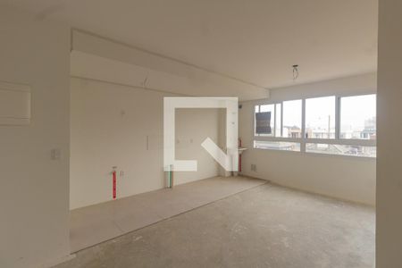 Sala/Cozinha de apartamento à venda com 2 quartos, 52m² em Fátima, Canoas