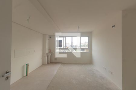 Sala/Cozinha de apartamento à venda com 2 quartos, 52m² em Fátima, Canoas