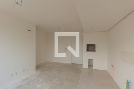 Sala/Cozinha de apartamento à venda com 2 quartos, 52m² em Fátima, Canoas