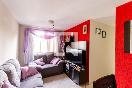 Sala de apartamento à venda com 2 quartos, 48m² em Vila Aquilino, Santo André